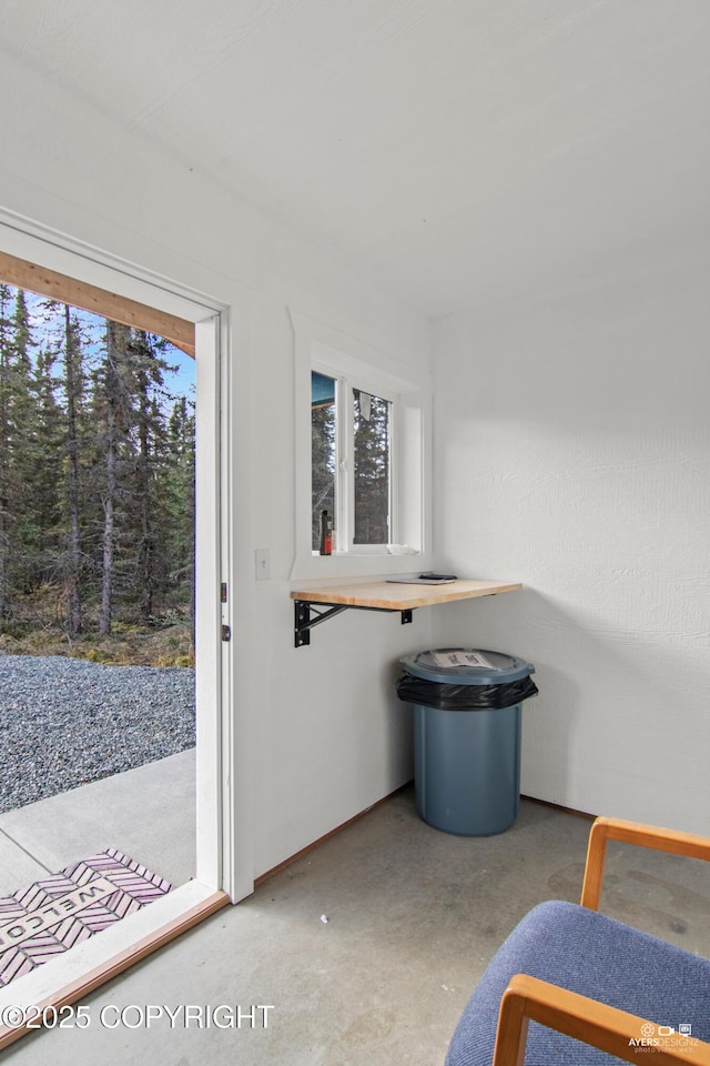 35376 Betty Lou Dr, Sterling, AK 99672 - doorway to outside featuring concrete flooring