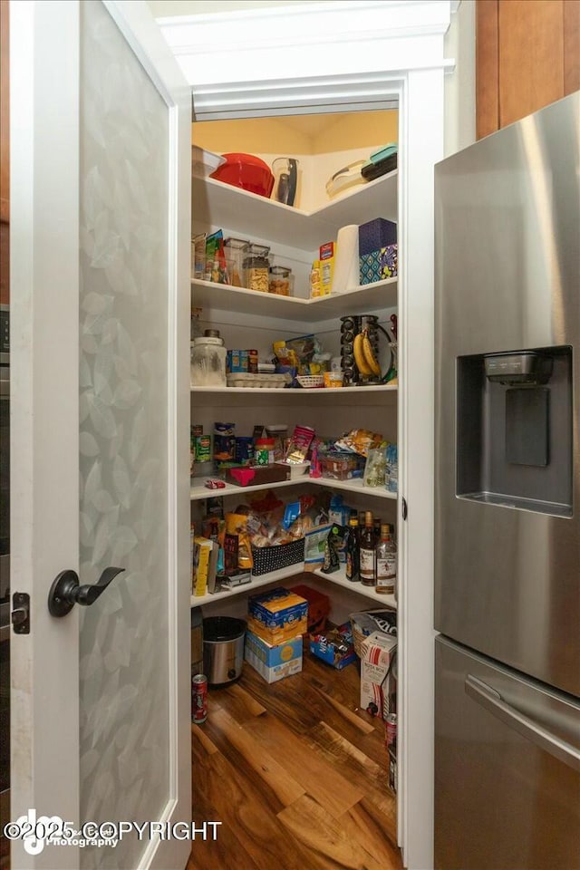 view of pantry