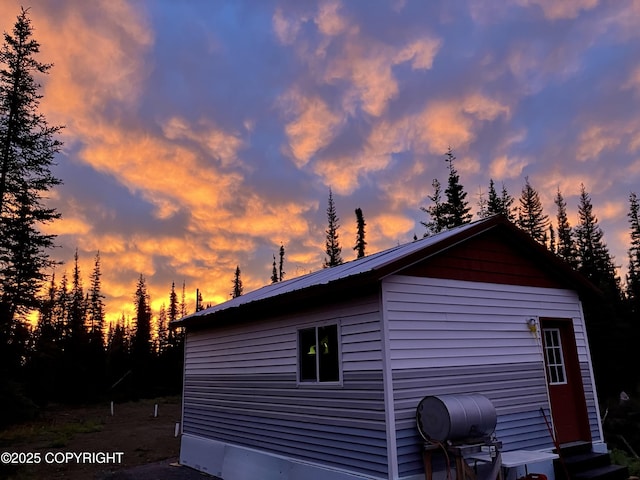 000 Barbara St, Sterling, AK 99672 - property exterior at dusk featuring entry steps