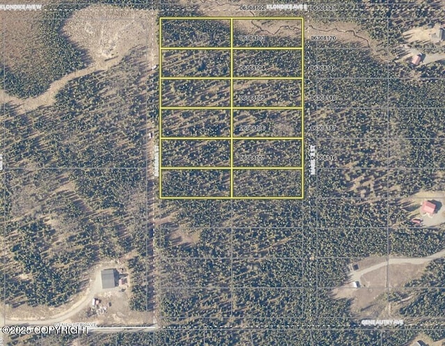 000 Barbara St, Sterling, AK 99672 - aerial view of property's location with property boundaries highlighted