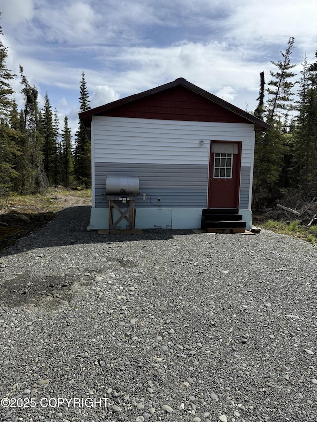 000 Barbara St, Sterling, AK 99672 - view of outdoor structure with entry steps