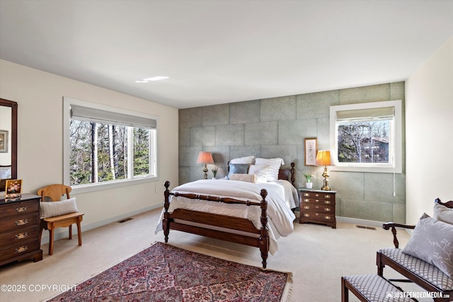 1665 Bob Atwood Cir, Anchorage, AK 99517 - bedroom featuring baseboards, visible vents, and light carpet