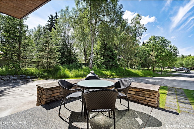 1665 Bob Atwood Cir, Anchorage, AK 99517 - view of patio with outdoor dining area