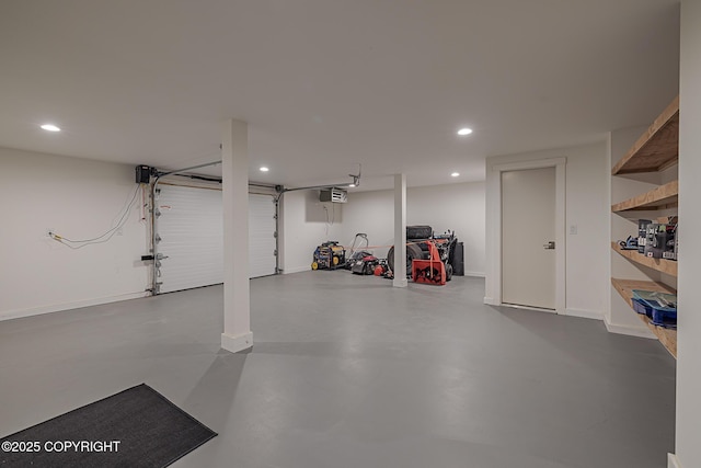 9475 E Spring Creek Cir, Wasilla, AK 99654 - finished basement featuring recessed lighting and baseboards