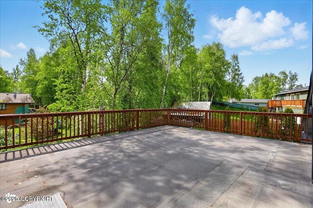 24508 Reese Rd, Chugiak, AK 99567 - view of deck
