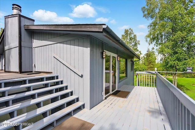24508 Reese Rd, Chugiak, AK 99567 - view of deck