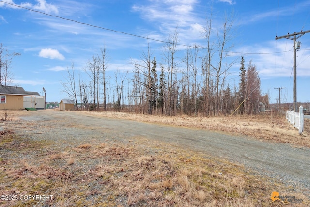 view of road