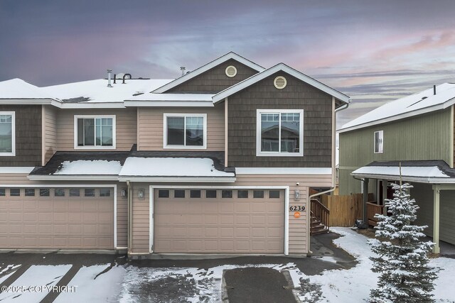 view of property with an attached garage