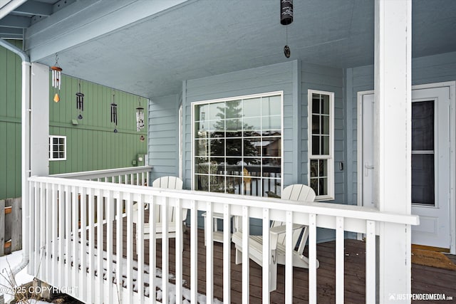 view of patio / terrace featuring a porch