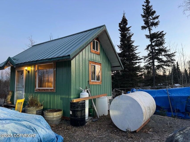 view of outbuilding with an outdoor structure