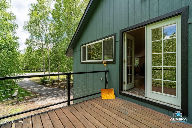 19136 S Birchwood Loop Rd, Chugiak, AK 99567 - view of deck