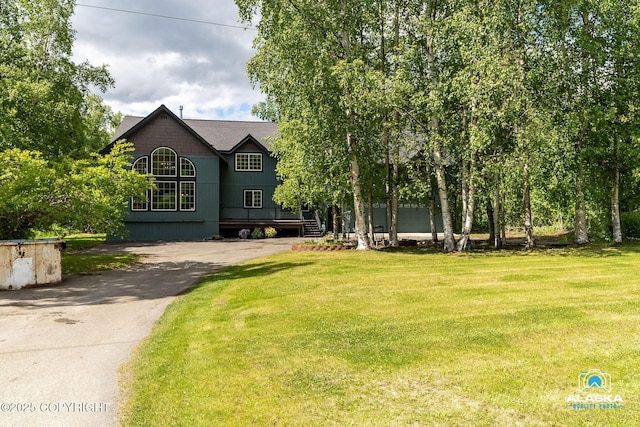 19136 S Birchwood Loop Rd, Chugiak, AK 99567 - view of front facade with a front yard