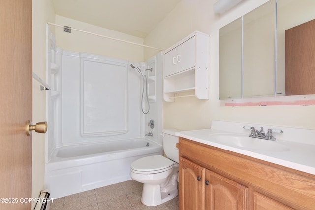 2752 W 42nd Ave Unit 4, Anchorage, AK 99517 - full bathroom featuring toilet, shower / washtub combination, and vanity