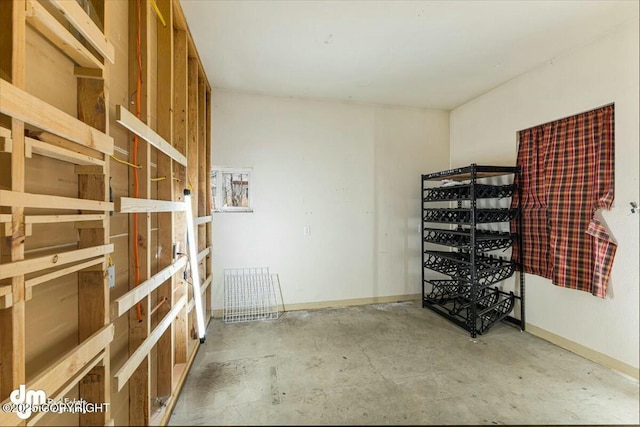 view of storage room