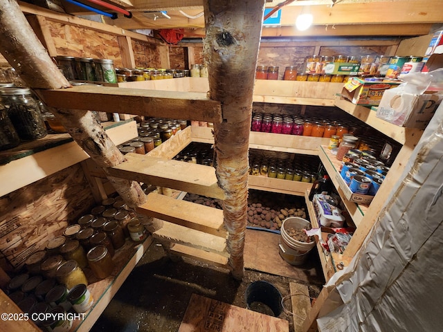 view of storage room