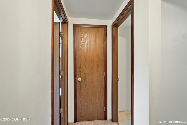 view of hall