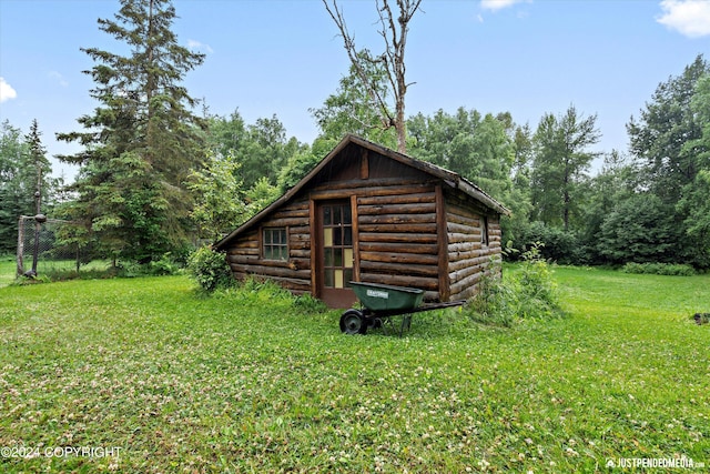 view of outbuilding featuring an outbuilding