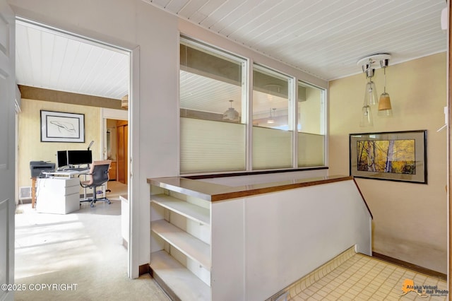 204 E 15th Ave, Anchorage, AK 99501 - corridor featuring an office area and baseboards
