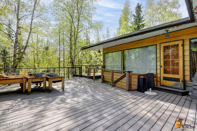204 E 15th Ave, Anchorage, AK 99501 - view of deck