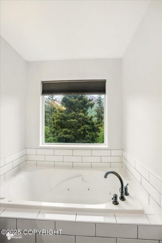 25656 Bendilent Cir, Eagle River, AK 99577 - bathroom with a tub with jets