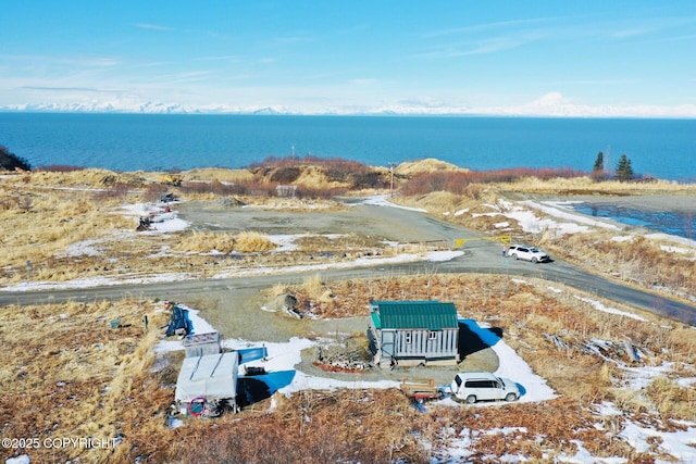 12656 D Meadow Dr, Ninilchik, AK 99639 - bird's eye view featuring a water view