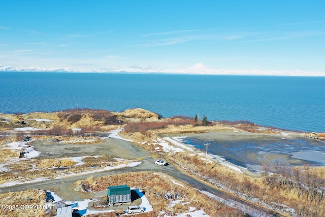 12656 D Meadow Dr, Ninilchik, AK 99639 - birds eye view of property with a water view