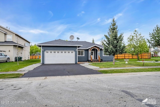 11510 Tulin Park Loop, Anchorage, AK 99516 - ranch-style house featuring driveway, an attached garage, and roof with shingles