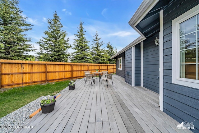 11510 Tulin Park Loop, Anchorage, AK 99516 - wooden terrace featuring outdoor dining space