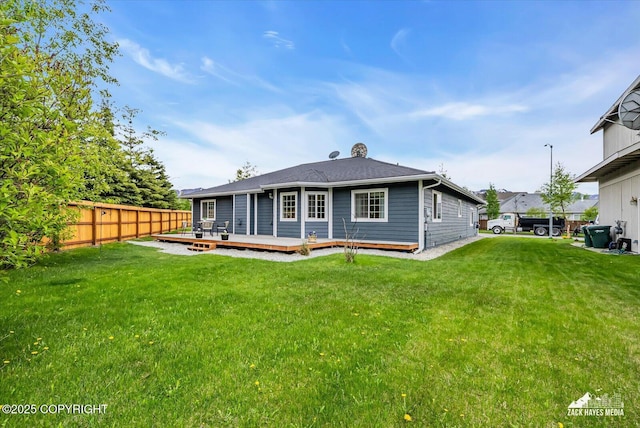 11510 Tulin Park Loop, Anchorage, AK 99516 - rear view of house featuring a wooden deck