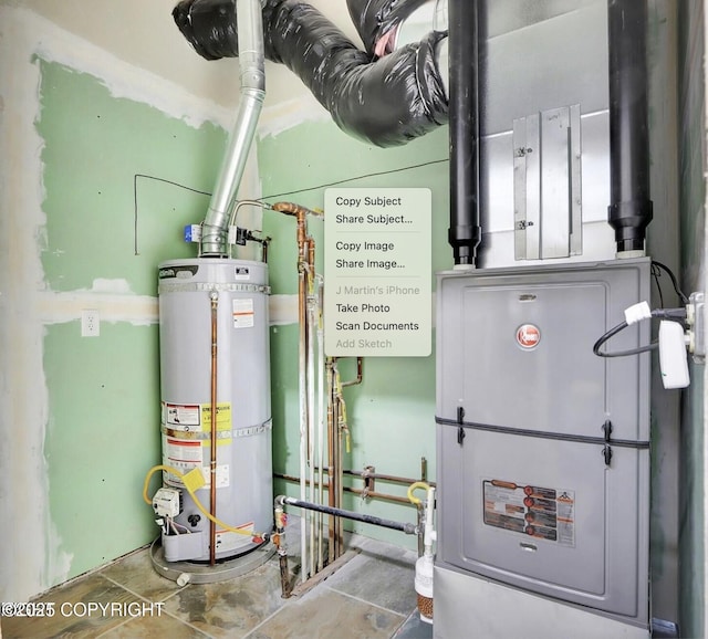 utilities with gas water heater
