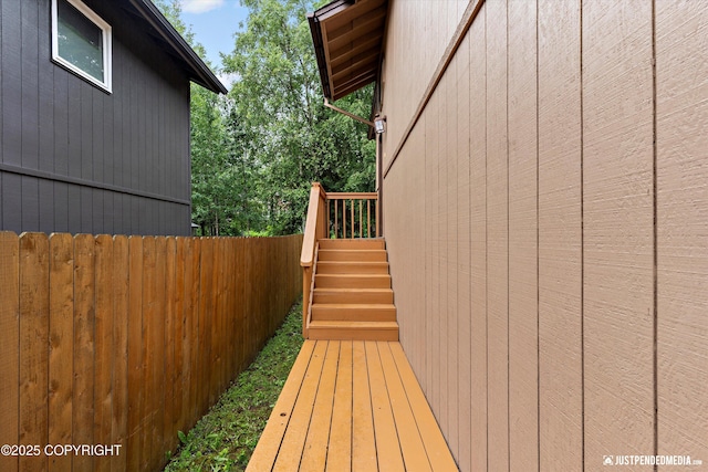 19111 Sarichef Loop, Eagle River, AK 99577 - deck featuring stairs