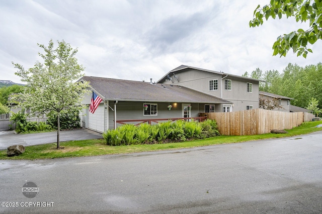 16627 River Heights Loop, Eagle River, AK 99577 - view of front of property with asphalt driveway