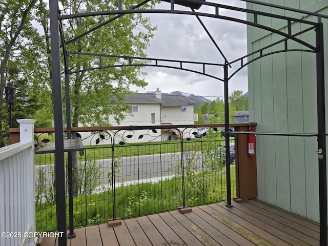8041 Northwind Ave, Anchorage, AK 99504 - view of wooden terrace