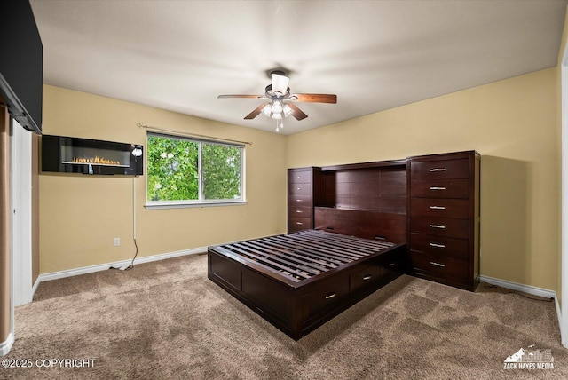 8041 Northwind Ave, Anchorage, AK 99504 - carpeted bedroom with baseboards and ceiling fan