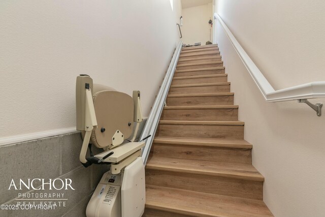 view of stairs