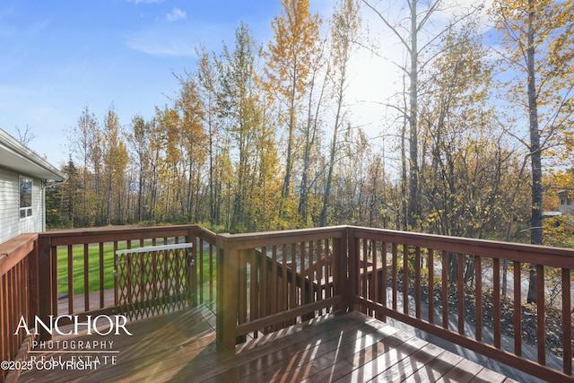 view of deck