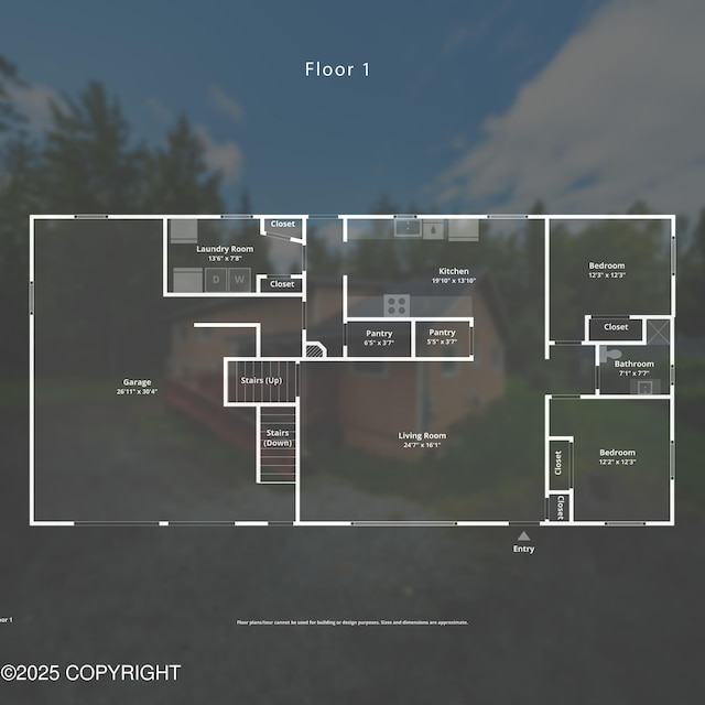 7621 E 4th Ave, Anchorage, AK 99504 - view of layout