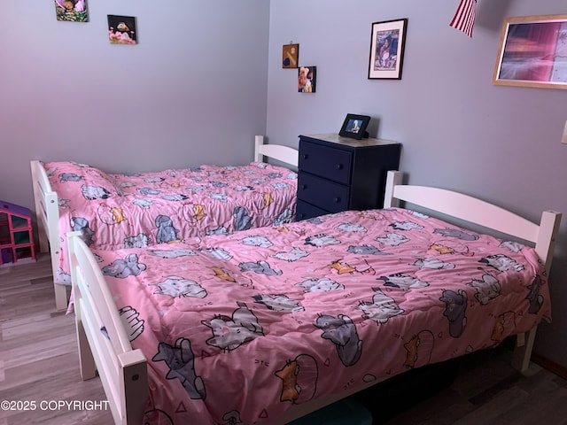 34581 N Fork Rd, Anchor Point, AK 99556 - bedroom with wood finished floors