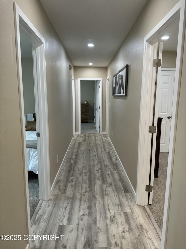 140 Standard Dr, Kenai, AK 99611 - corridor featuring wood finished floors, recessed lighting, and baseboards