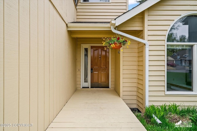 view of entrance to property