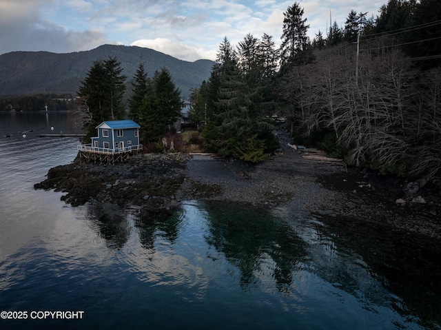 5751 N Tongass Hwy, Ketchikan, AK 99901 - water view with a mountain view