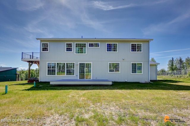 8007 S Knik Knack Mud Shack Rd, Wasilla, AK 99623 - view of back of house