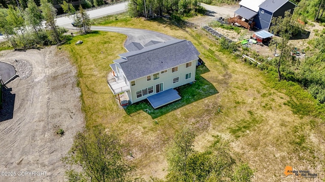 8007 S Knik Knack Mud Shack Rd, Wasilla, AK 99623 - view from above of property