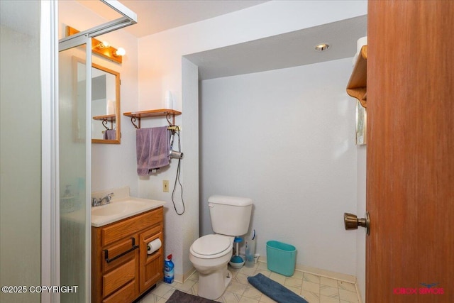 16500 E Smith Rd, Palmer, AK 99645 - half bathroom with vanity and toilet