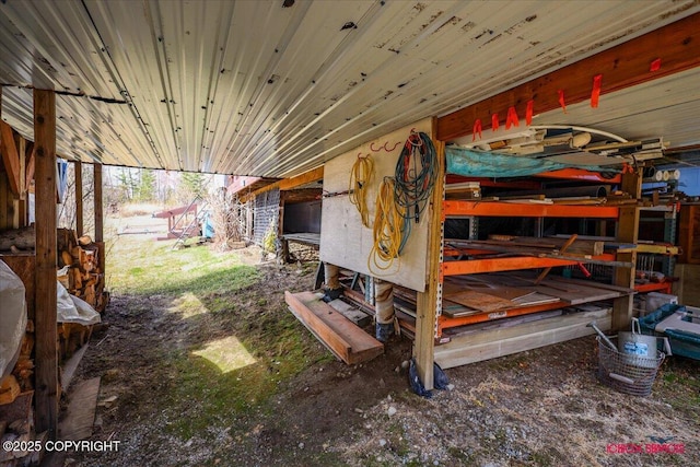 16500 E Smith Rd, Palmer, AK 99645 - exterior space with a workshop area
