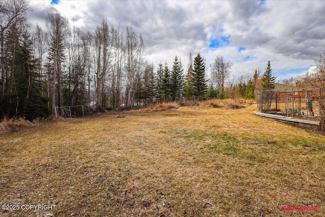 16500 E Smith Rd, Palmer, AK 99645 - view of yard featuring fence