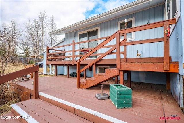 16500 E Smith Rd, Palmer, AK 99645 - view of wooden deck