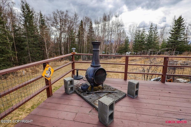 16500 E Smith Rd, Palmer, AK 99645 - view of wooden terrace
