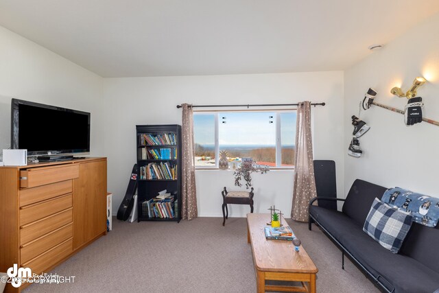 65265 Knob Hill Rd, Anchor Point, AK 99556 - living room featuring light colored carpet