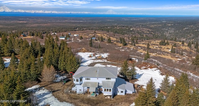 65265 Knob Hill Rd, Anchor Point, AK 99556 - aerial view with a view of trees